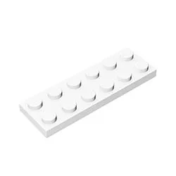 BuildMOC совместимые сборы частицы 3795 2x6 для строительных блоков детали сделай сам