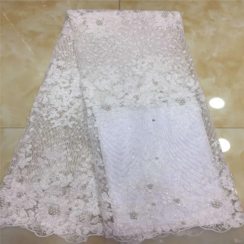 

Cassiel African Lace Fabric 2019 Embroidered French Laces Fabric High Quality French Tulle Lace Fabric For Wedding Party Dress