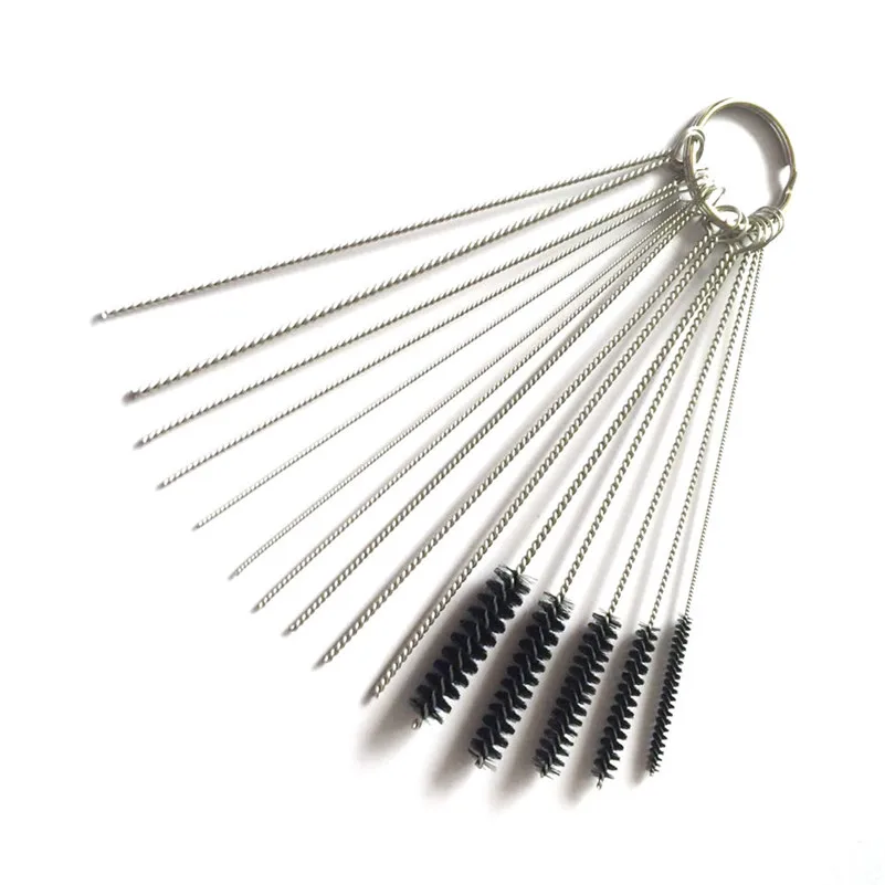 Автомобильный и мотоциклетный карбюратор игольчатая чистящая щетка + чистящий