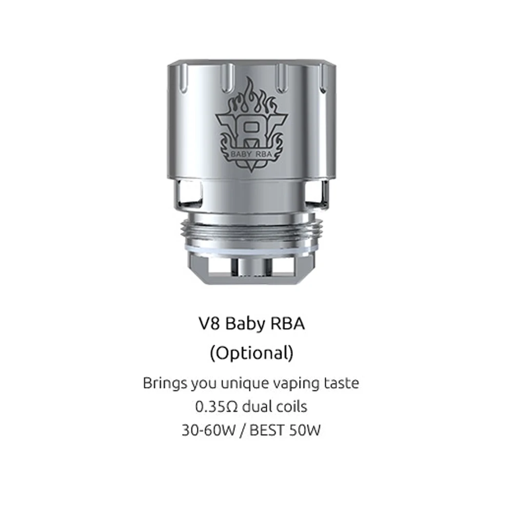 Оригинал SMOK V8 маленьких РБА катушки Core для TFV8 танк электронная сигарета Vape|coil