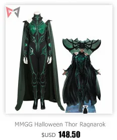 MMGG Хэллоуин Тор Ragnarok Косплей Hela косплей костюм аксессуары на заказ платье Высокое качество