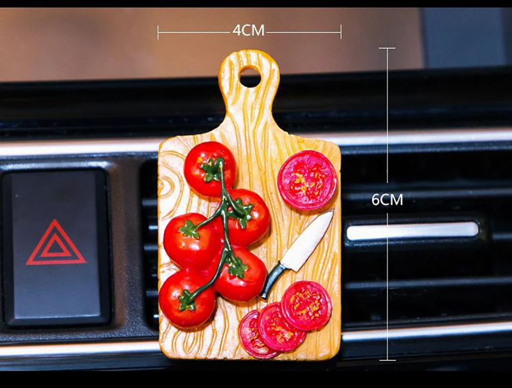 3D автомобильный освежитель воздуха для еды, автомобильный Кондиционер на выходе с зажимом, Ароматический диффузор, автомобильный очиститель воздуха, аксессуары, подарки