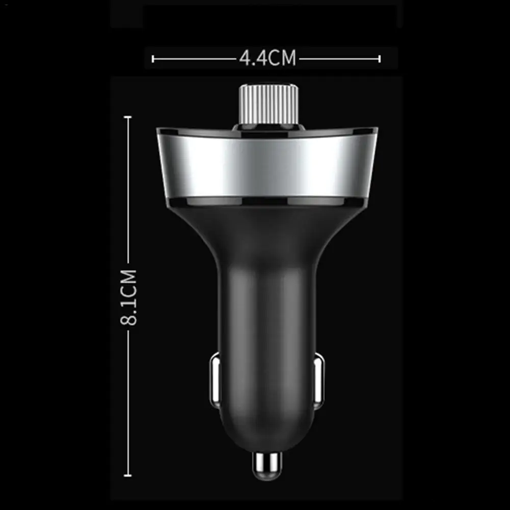 Автомобильный громкая связь аудио плеер fm передатчик Bluetooth 4 2 двойной USB