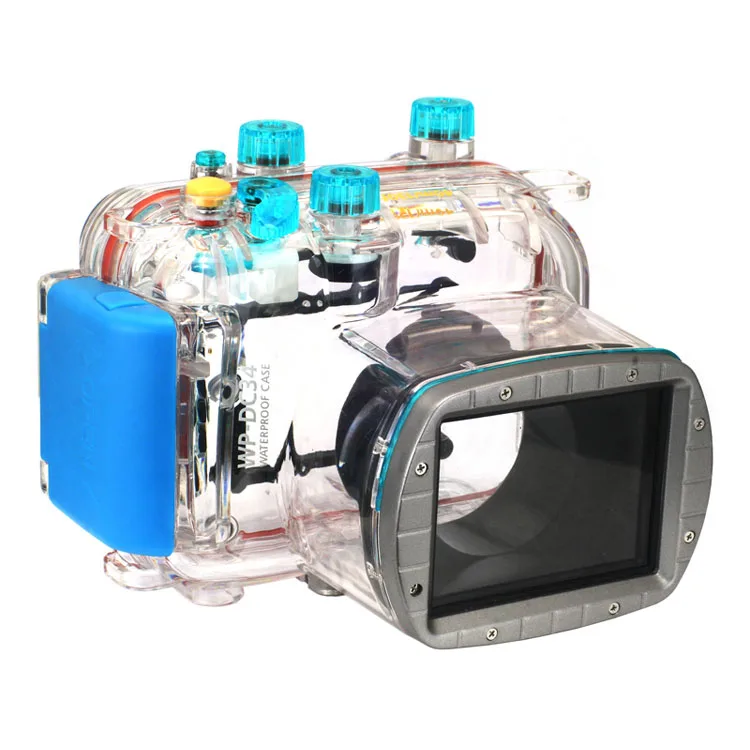 Водонепроницаемая Крышка корпуса Meikon 40 м 130 футов для Canon G11 G12 как зеркальная
