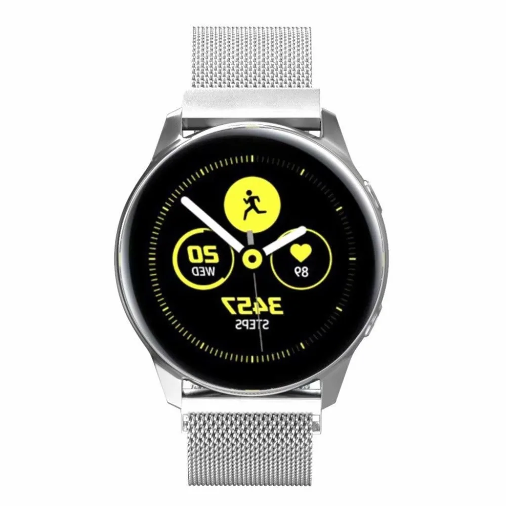 Huami amazfit bip 20 22 мм для samsung gear sport s2 S3 Classic Frontier galaxy watch active 42 46 Band huawei gt 2 ремешок элегантный