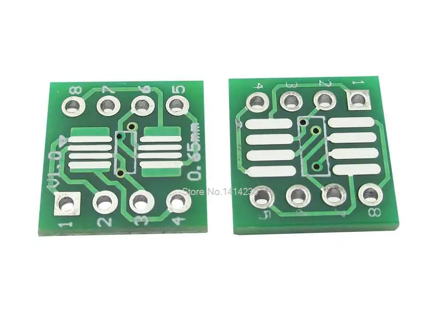 100 шт./лот SOP8 MSOP8 SOIC8 TSSOP8 SOP8 Поворотный адаптер DIP8 IC плата адаптера PCB