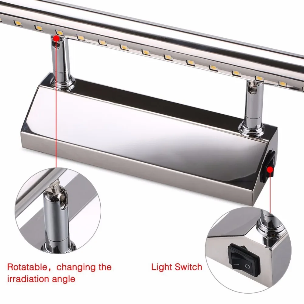 Светодиодный зеркальный светильник для ванной комнаты 5 Вт 110 В переменного тока