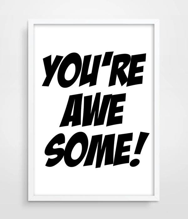 Мотивационный плакат с вдохновляющей цитатой, декор для дома, минималистичная картина для подарка парню или девушке.