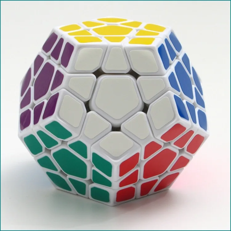 Shengshou Megaminx магические кубики Профессиональный Пентагон 12 Сторон Gigaminx ПВХ стикер