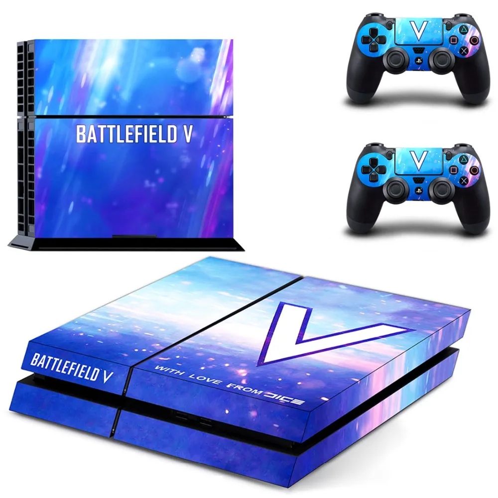 Поле боя в PS4 кожи Стикеры наклейка для Sony Игровые приставки 4 консоли и 2