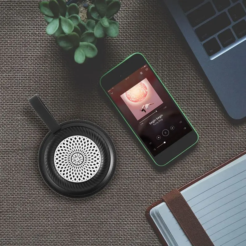 J1 Беспроводной Bluetooth Динамик с микрофоном Поддержка FM радио карты памяти AUX-в