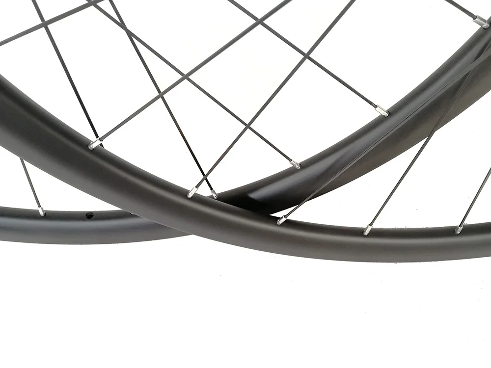 35MM Road Disc Brake wheelset Clincher Tubeless Cyclocross bike carbon wheel 700C U shape symmetrical rim 26mm wide | Спорт и
