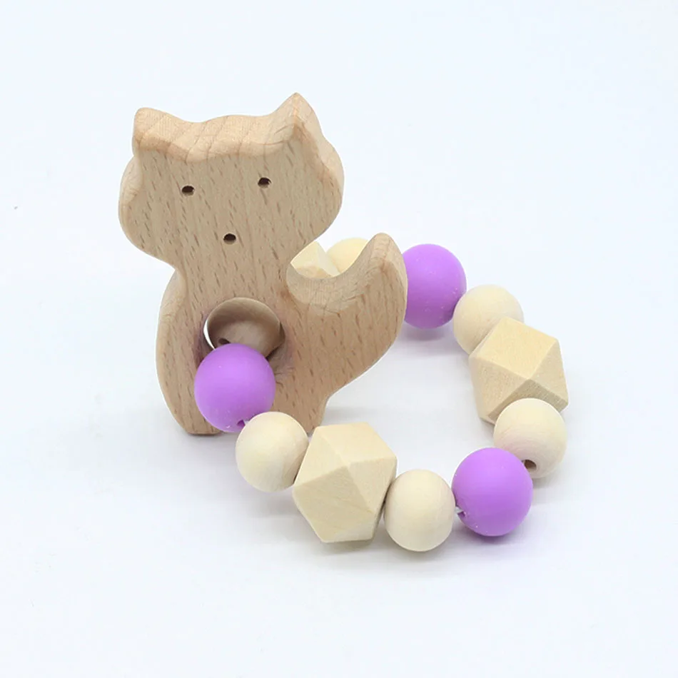 1 шт. деревянный браслет для прорезывания зубов|teether toys|teether baby toysbaby bracelet toy |
