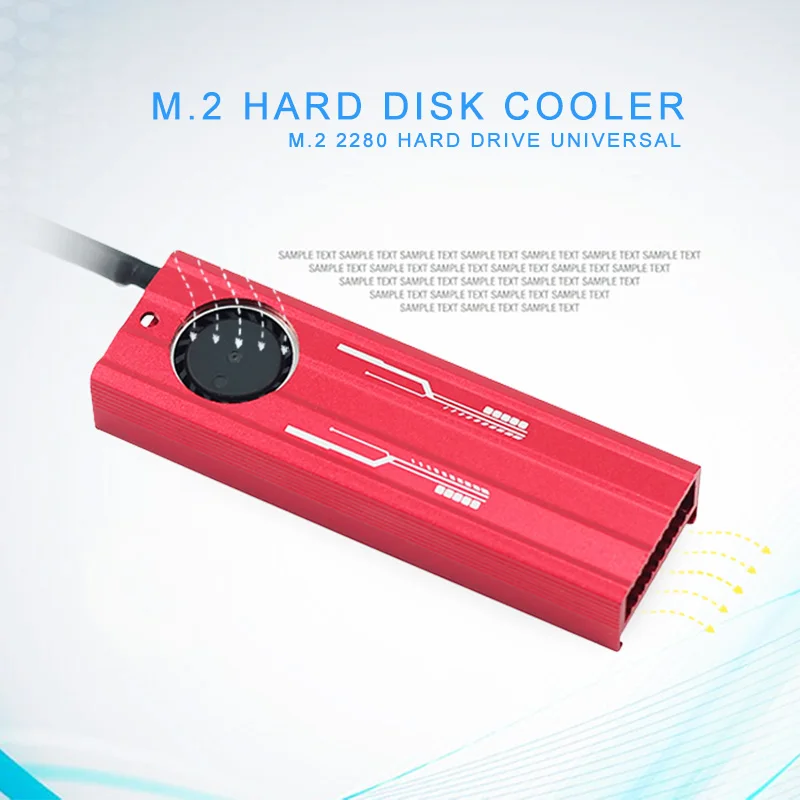 Твердотельный радиатор M.2 2280 SSD PCIE NVME охлаждающий жилет турбо тихий вентилятор