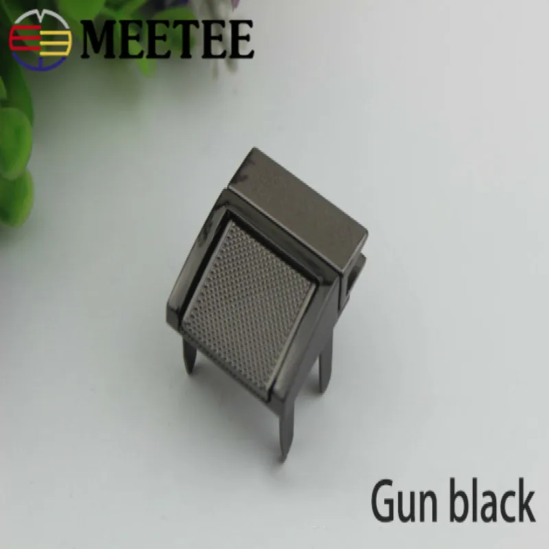 Meetee 2 шт. металлическая застежка пряжки закручивающиеся замки для сумки сделай