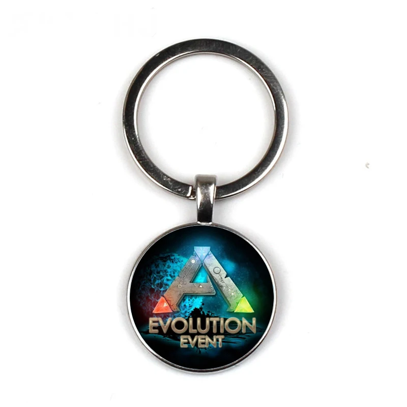 Ark Выживание Эволюция брелок держатель стеклянный купол Логотип Дракон Мужчины