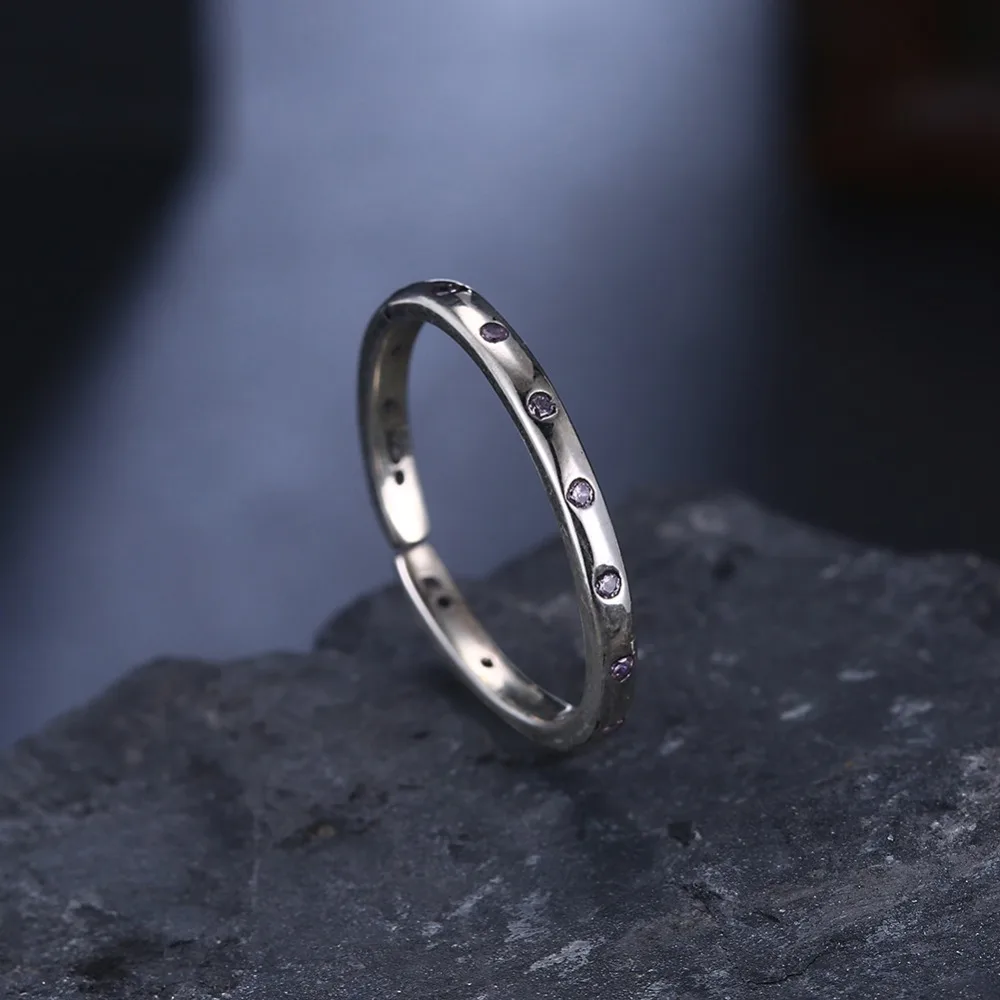 100% 925 Sterling Silver Rings for Women Classic Style Anniversary Gifts High Quality Silver(Lam Hub Fong) | Украшения и