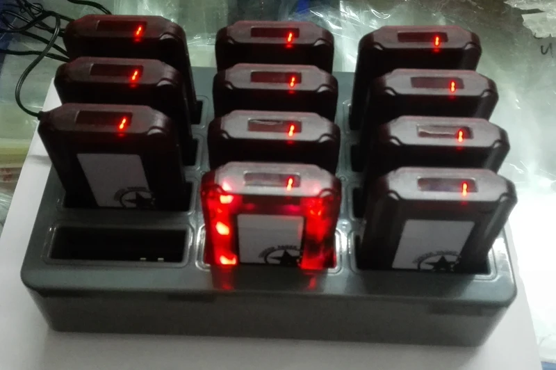 Система управления очереди пейджера для ресторана KFC фаст-фуда с 12 вибрирующими