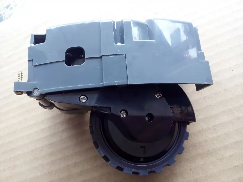 Левое колесо серого цвета для замены irobot roomba 500 600 700 800 серии 620 650 630 660 595 780 760 770 870