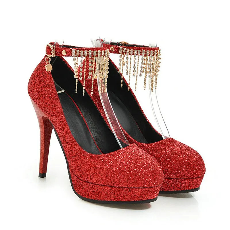 B2-7 размеры 34-39 женские туфли-лодочки на платформе с блестками туфли ремешком