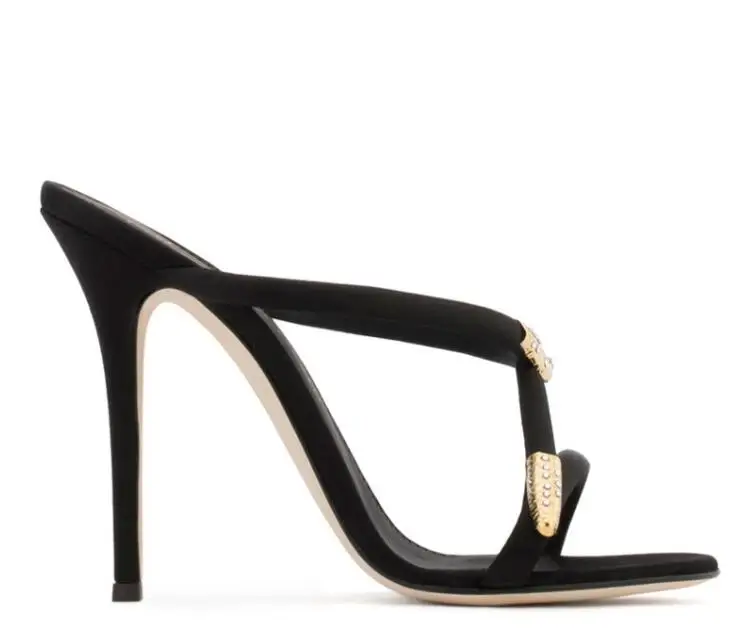 Женские босоножки на высоком каблуке сандалии гладиаторы золотого цвета со