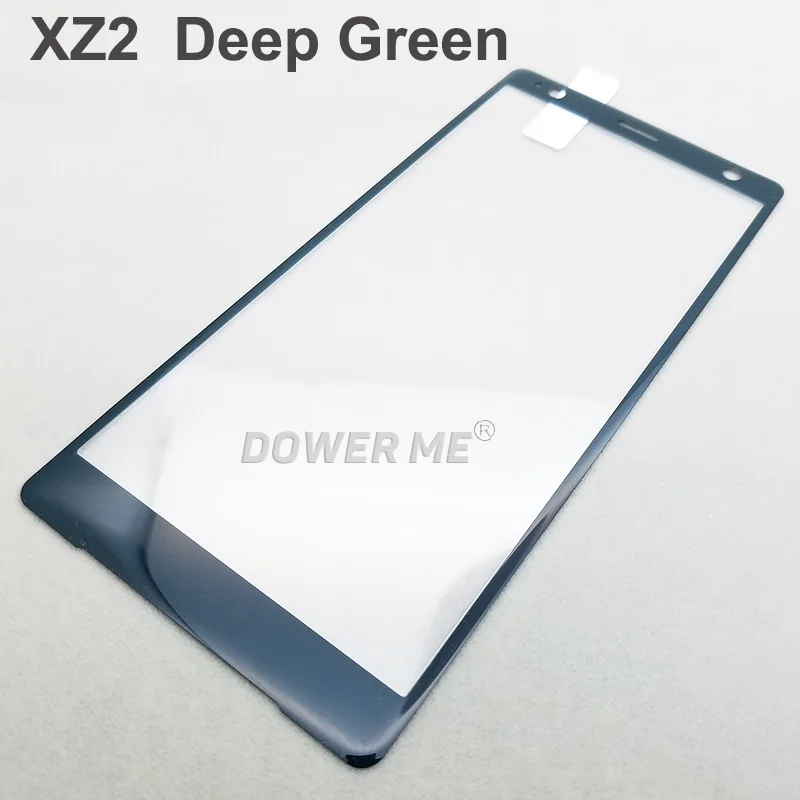 For XZ2 Deep Green 3D изогнутые мягкий чехол из углеродного волокна и край сбоку приклеены Экран протектор Закаленное Стекло пленка для sony Xperia XZ2 G8341 XZ2 компактный XZ2c мини - Цвет: For XZ2 Deep Green