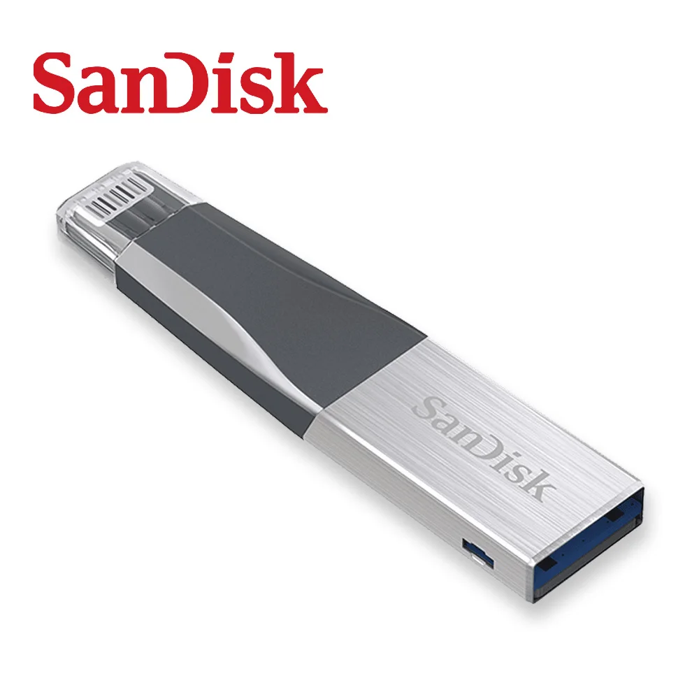 SanDisk X40N USB 3,0 OTG флэш-диск 128 Гб 64 ГБ 32 ГБ 16 ГБ флеш-накопитель Флешка для ПК/Iphone 2в1