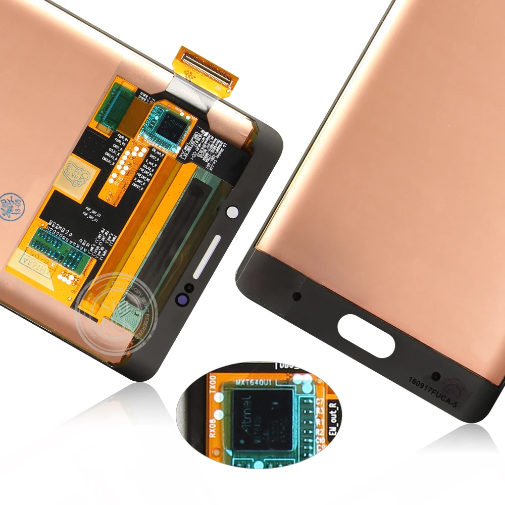 100% протестированный 5.7" 1920x1080 OLED дисплей для Xiaomi Mi Note 2 LCD Note2 с сенсорным экраном и дигитайзером.