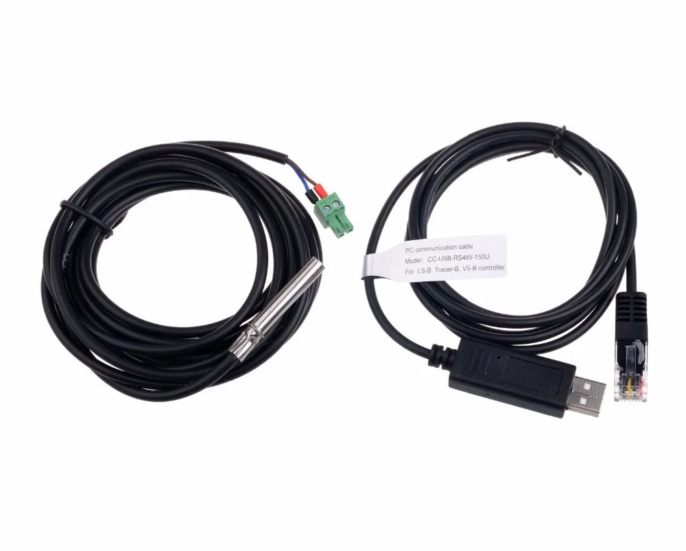 Кабель связи CC USB RS485 150U к ПК Дистанционный датчик температуры для EPSolar Tracer VS LS