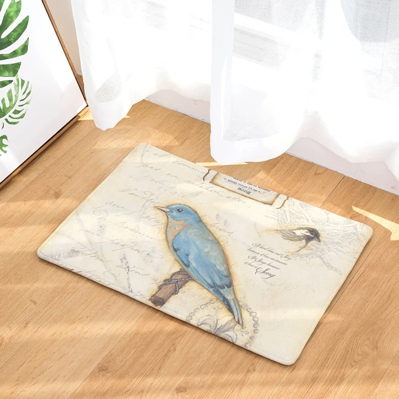 Коврики для птиц Модные прямоугольные маты 40*60 см коврики входной двери моющиеся