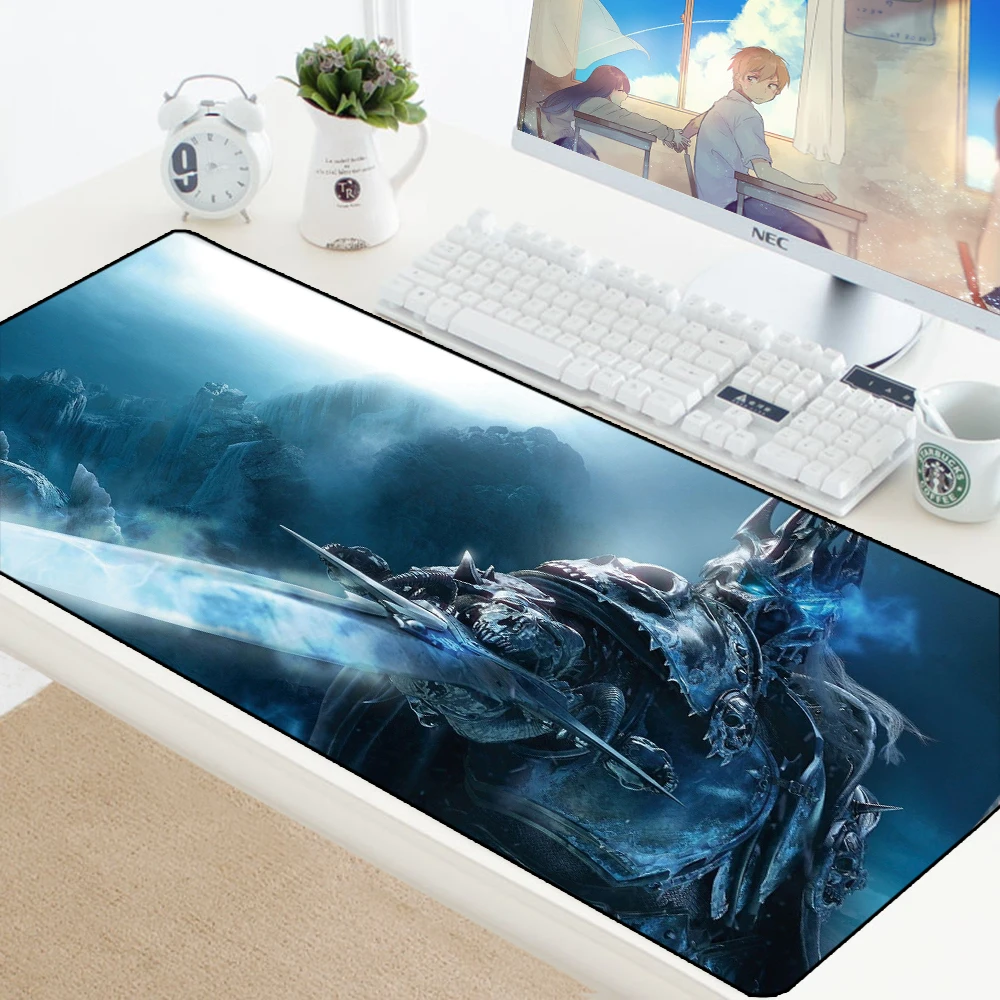 Игровой коврик для мыши World of Warcraft XL Большой резиновый противоскользящий коврик для мыши игровой компьютерный Настольный коврик для мыши игровой коврик