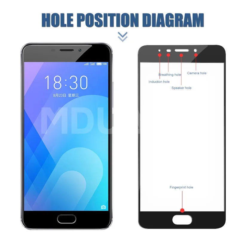 9D Защитное стекло для Meizu M6 M5 M3 Note M6S M6T M5S M5C M3S M8 Pro 7 Plus, закаленное защитное стекло, чехол