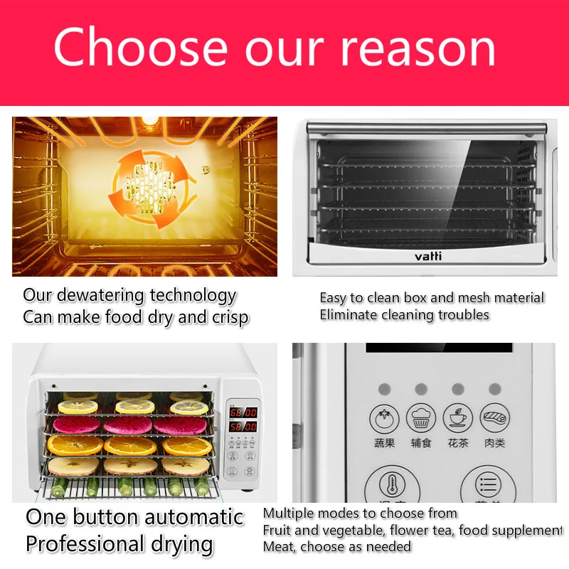 Сушилка для фруктов домашняя маленькая сушилка еды овощей домашних животных