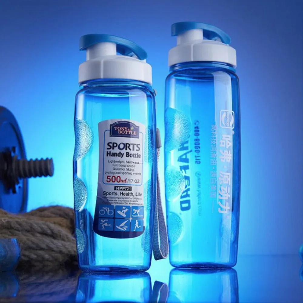 Пластиковая бутылка для воды с большой емкостью мальчиков и девочек занятий