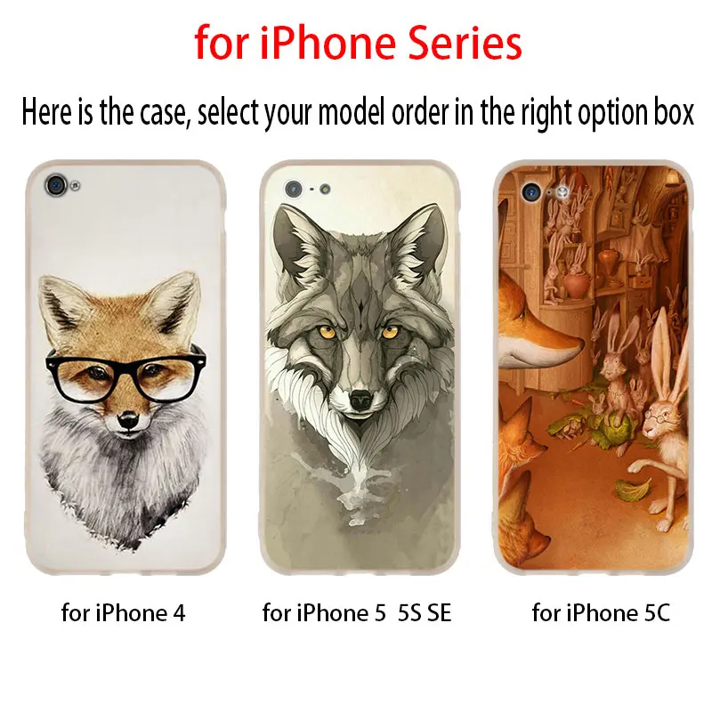 Sr. Lindo лиса Z3j печать duro чехол для iphone XS 11 Pro Max XR X 10 Чехол мобильного телефона чехлы 7