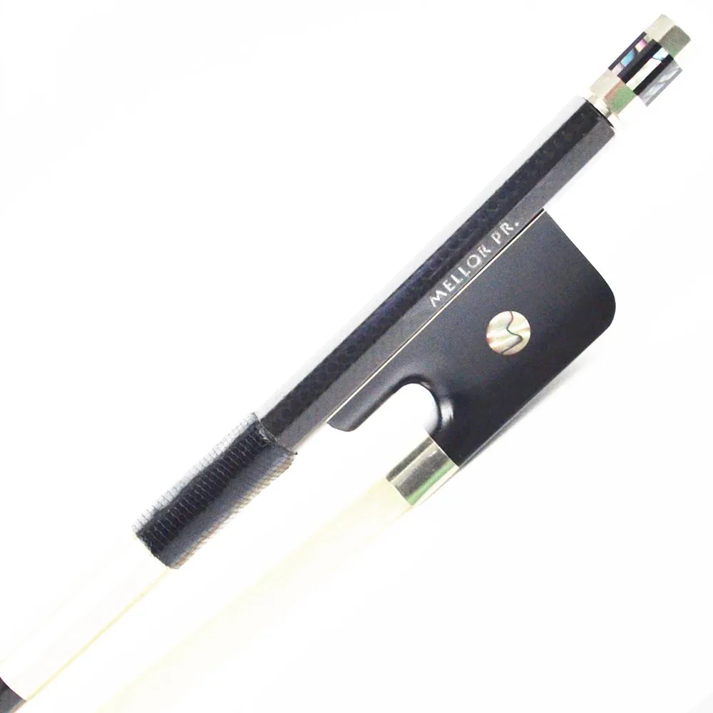 4/4 размер алмазный углеродное волокно Французский двойной бас лук черное дерево