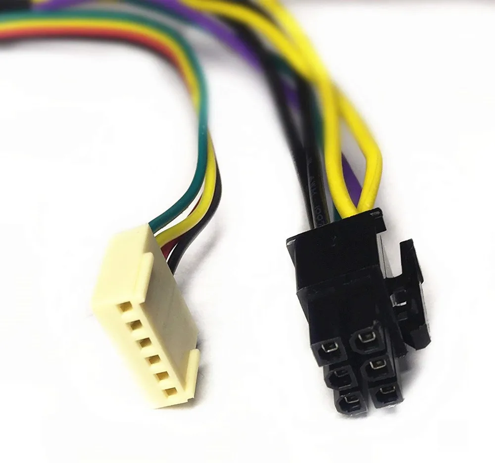 Zeadow 24-контактный до 6-контактный PCI-E ATX основной адаптер питания кабель 18AWG для