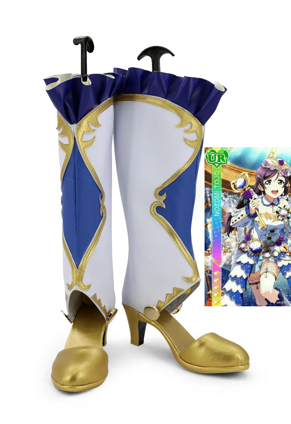 

lovelive Nozomi Tojo cosplay shoes boots for adult women men halloween carnival