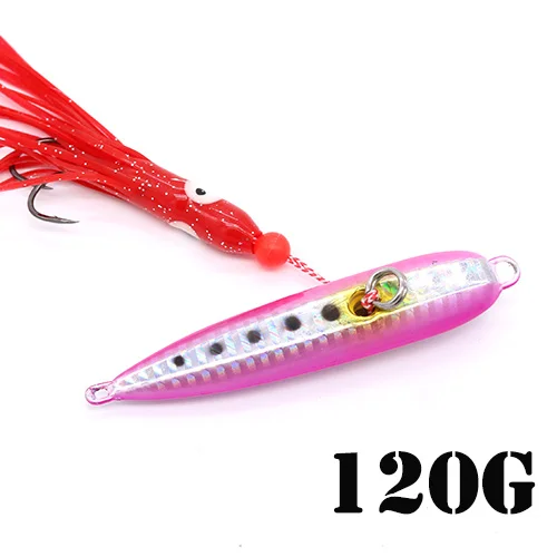 C 120g Inchiku дергающаяся приманка, 120g 150g 180 г 200 на корабль, вялая блесна, Металическая дергающаяся Осьминог Assist, крючки, станок и королевской рыбы Snappers коньки - Цвет: C 120g