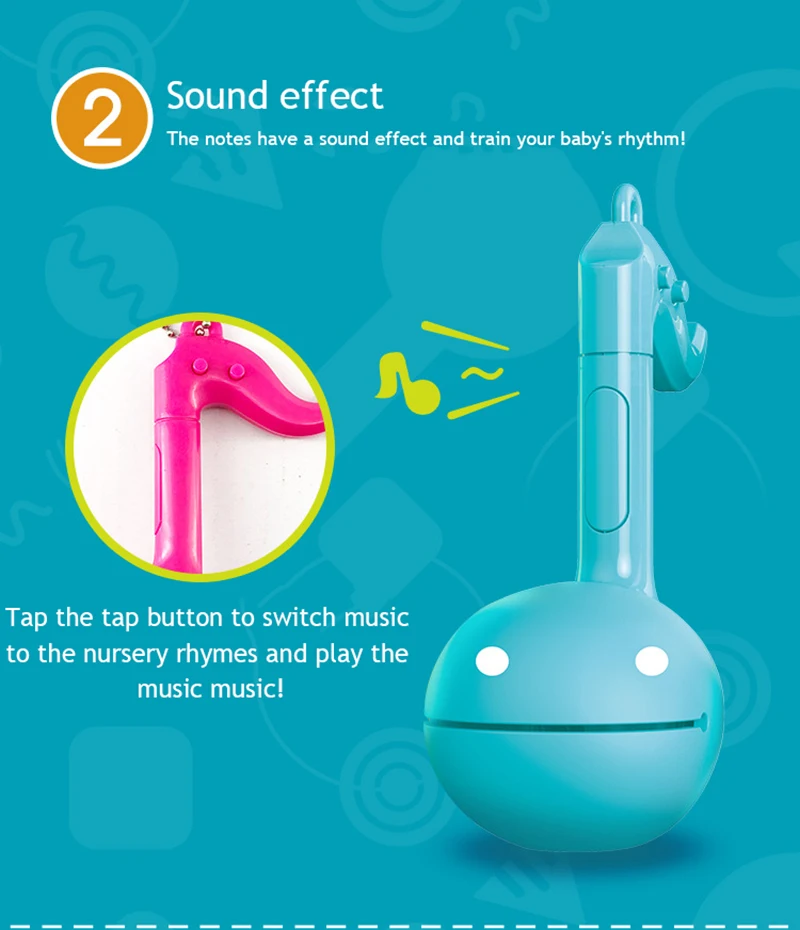 Знаменитые песни Otamatone музыкальные игрушки для детей Tadpole электронные музыкальные инструменты Мелодия инструмент Электронный орган образование игрушки