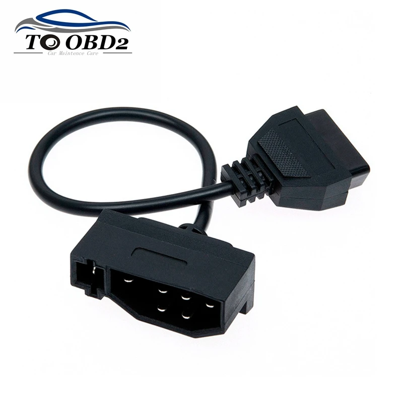 

Auto Car Diagnostic Cable For Ford 7 Pin Male to OBD2 16 Pin Female Connector Adaptor Fits Ford 7Pin DLC Lead Transfer Converter