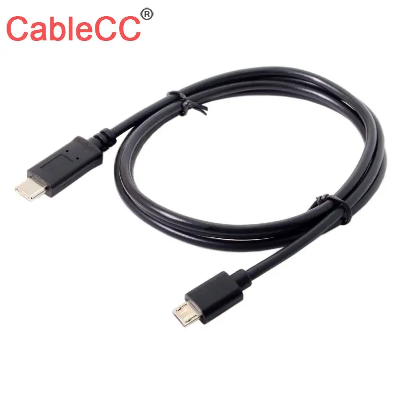 Cablecc с двумя выходами USB 3 0 1 Тип C разъем Micro 2 Мужской кабель для передачи данных N1