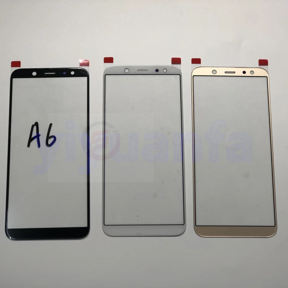 Переднее внешнее стекло для ЖК-дисплея сменный сенсорный экран Samsung Galaxy A6 2018 A600 LCD