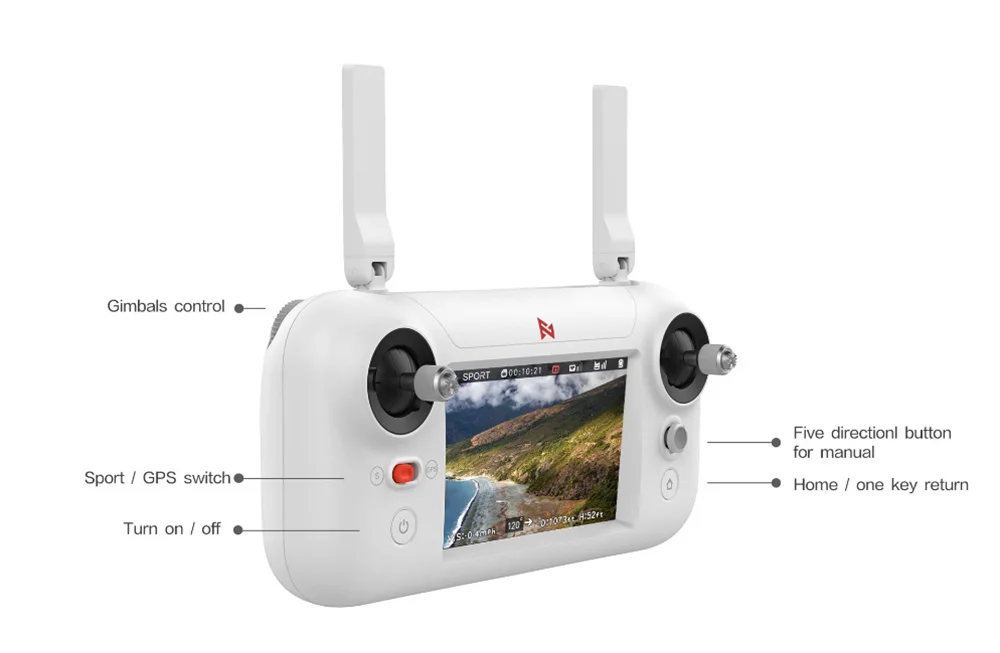 FIMI A3 RC gps Дрон 5,8 Г 1 км с видом от первого лица 2 Ось Gimbal 1080P Камера Квадрокоптер Профессиональный RTF в режиме реального времени