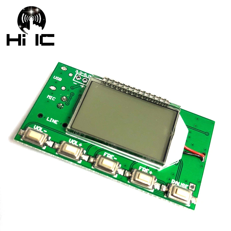 FM радио стерео аудио передатчик Модуль мини беспроводной микрофон для