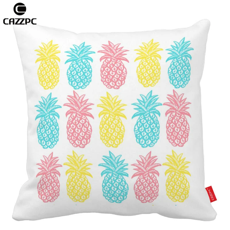 Поп арт акварельные розового цвета с принтом ананас автомобиль декоративные