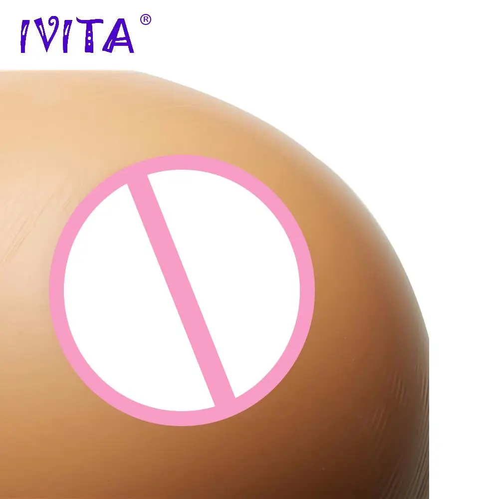 IVITA 1800 г спиральные реалистичные силиконовые искусственные формы груди для