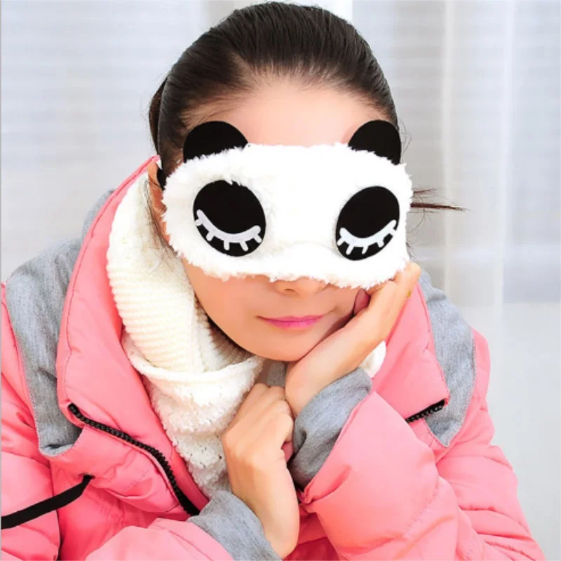 Симпатичная маска для сна с пандой лица повязкой на глаза путешествий помощь при