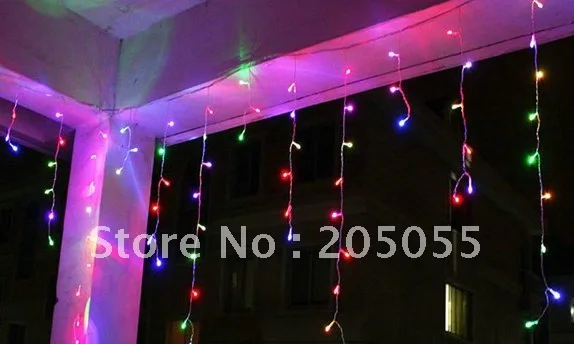 200LED 5 м гирлянда типа занавеса из Рождество Сад солнечные лампы Свадебная