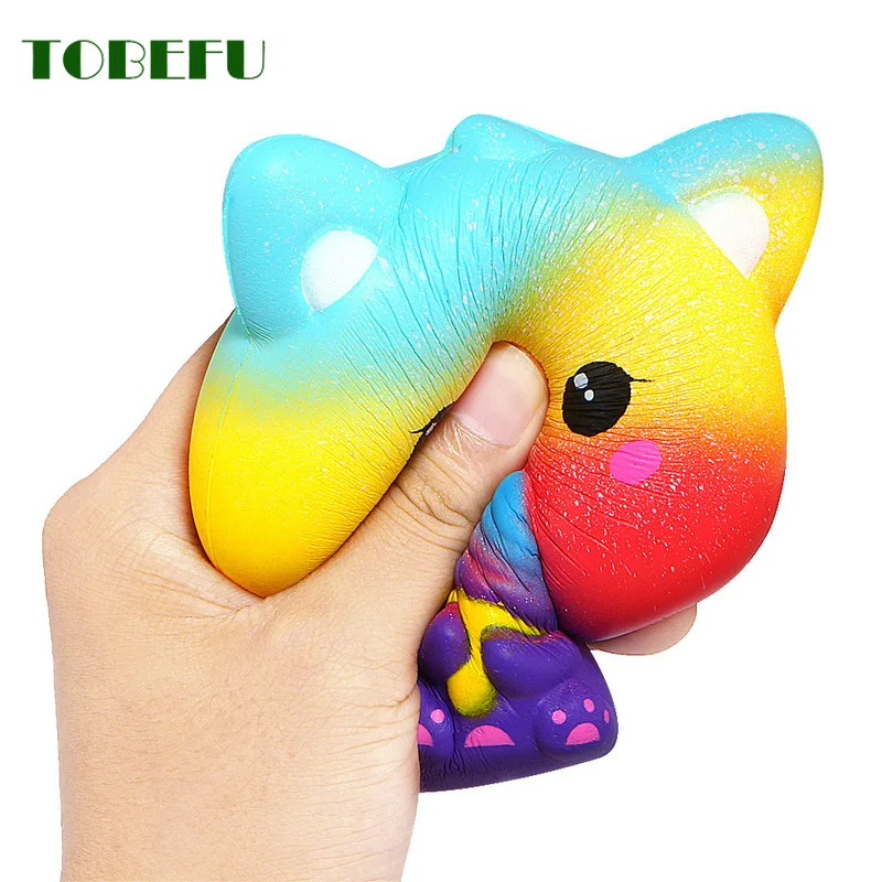 TOBEFU милый Jumbo новый Galaxy мороженое кошка котенок мягкое медленно поднимающийся